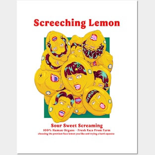 Screeching Lemon Posters and Art